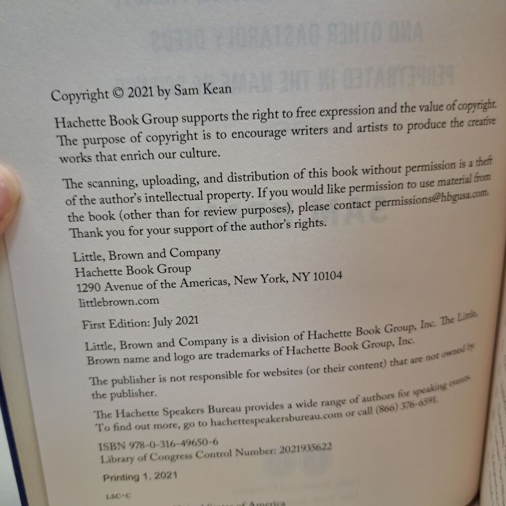 THE ICEPICK SURGEON: Murder, Fraud, Sabotage, Piracy,…by Sam Kean  Hardcover - Picture 5 of 5